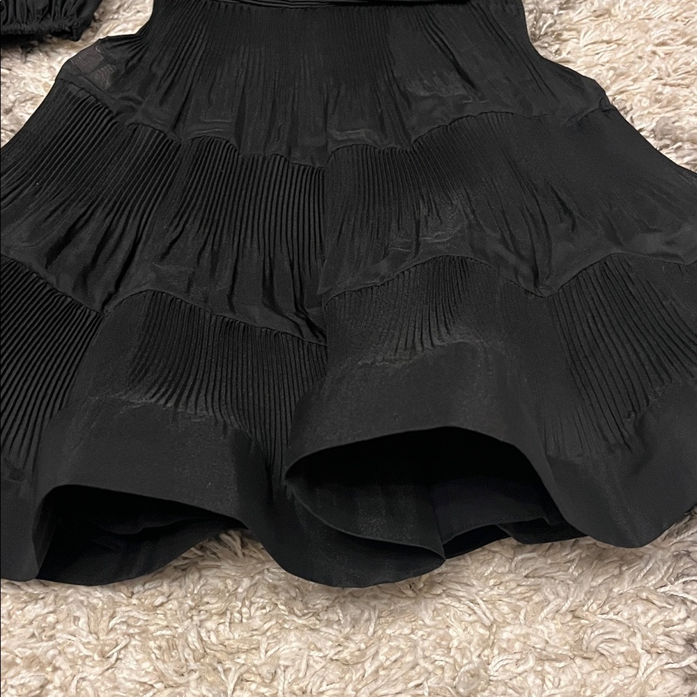 Zimmermann pleated mini dress. Black. Size 0P. US 2P. New with tags. - Picture 11 of 14